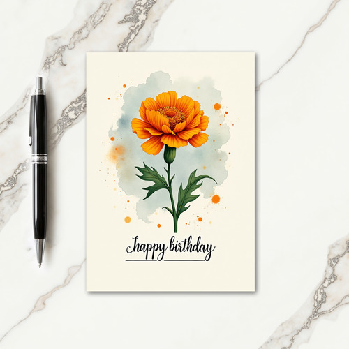 Sweet Watercolor Flower Card