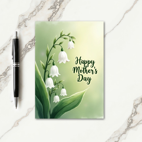 Sweet White Blossom Day Card