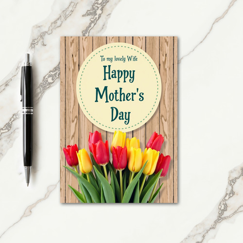 Sweet Wife Mothers Day Card