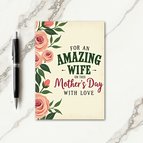 Sweet Wifes First Mothers Day Card