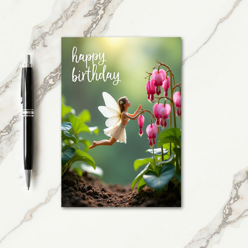 Sweet Winged Birthday Card