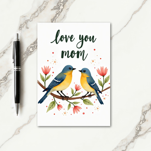 Sweet Winged Mothers Day Card