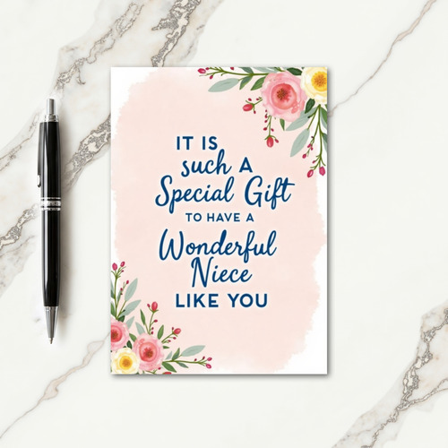 Sweet Wonderful Niece Card