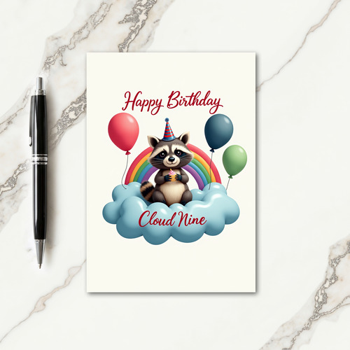 Sweet Woodland Birthday Card