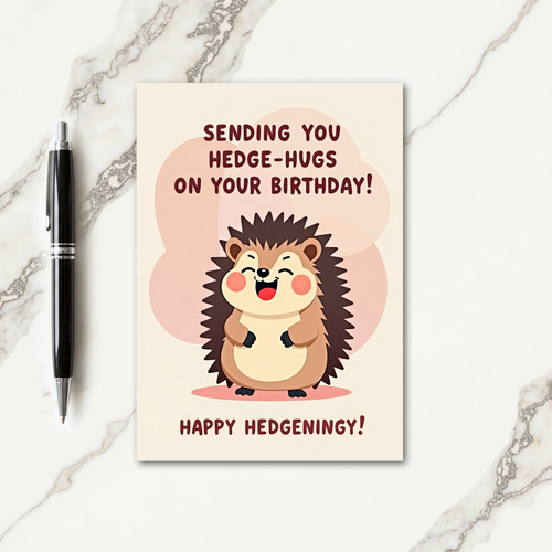 Sweet Woodland Creature Birthday Card