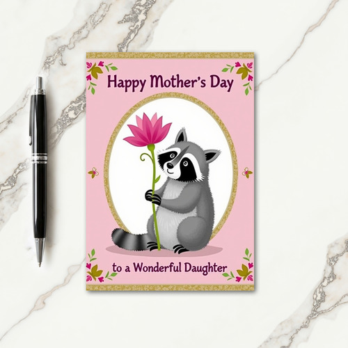 Sweet Woodland Daughter Card