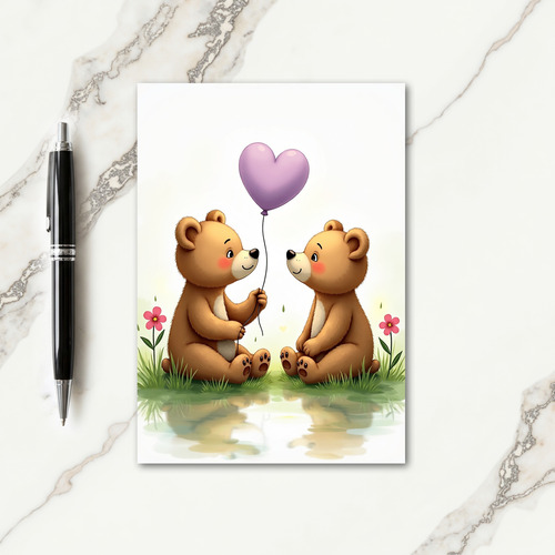 Sweet Woodland Mother Card