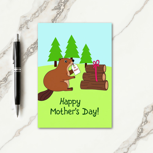 Sweet Woodland Mothers Day Card