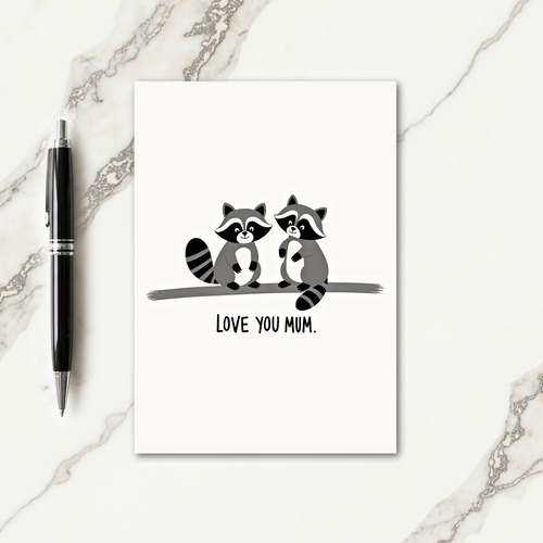 Sweet Woodland Mum Love Card
