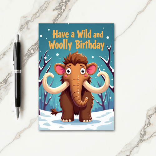 Sweet Woolly Birthday Card