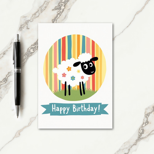 Sweet Woolly Creature Card
