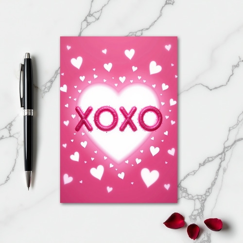 Sweet Xoxo Heartfelt Love Card