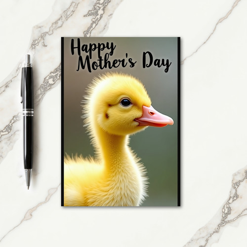 Sweet Yellow Bird Mothers Day Card