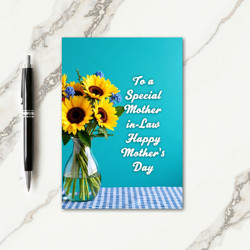 Sweet Yellow Bloom Mothers Card