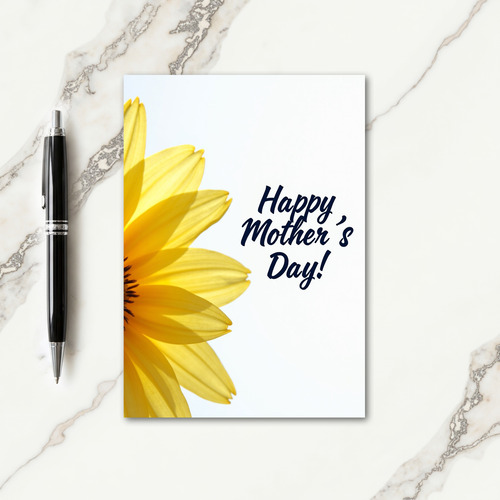 Sweet Yellow Mothers Day Card
