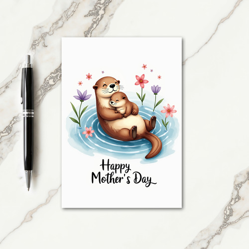 Sweetest Aquatic Mothers Day Card