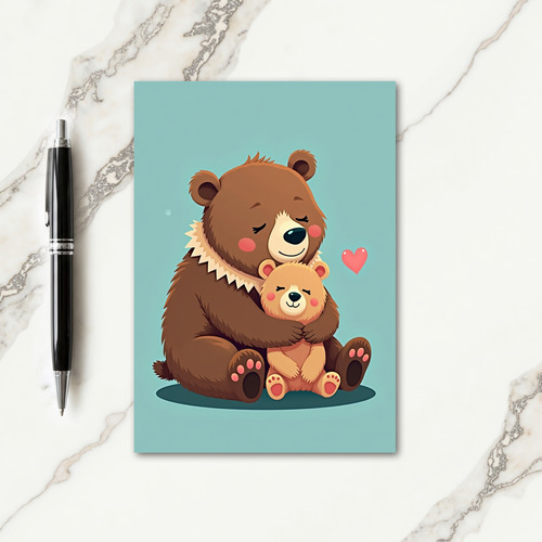 Sweetest Bear Hug Mothers Day Card