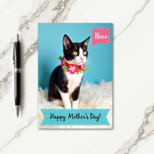 Sweetest Cat Mothers Day Card