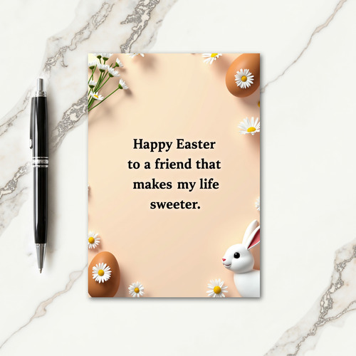 Sweetest Friend Easter Wish Card