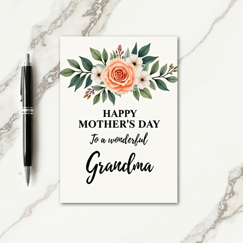 Sweetest Grandma Day Bloom Card
