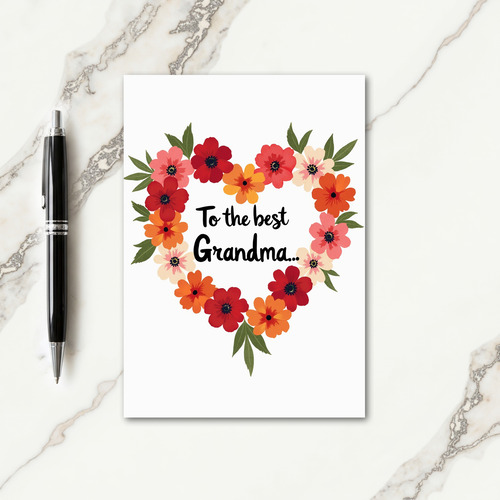 Sweetest Grandmas Day Design Card