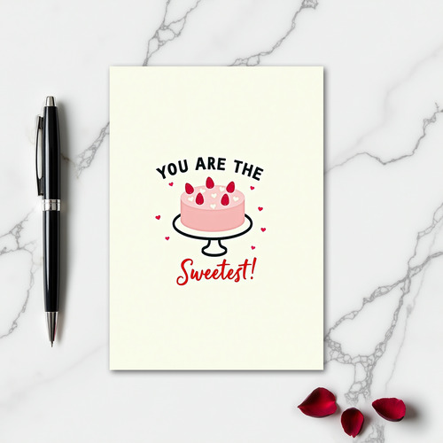 Sweetest Hearts Cake Card