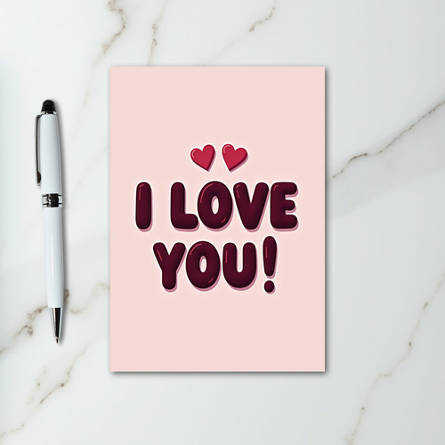 Sweetest I Love You Hearts Card