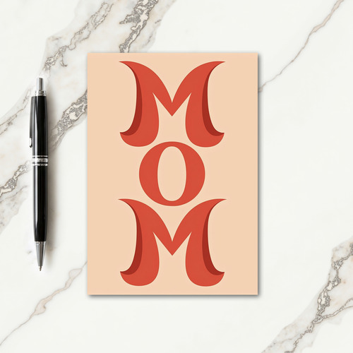 Sweetest Mama Retro Illustration Card