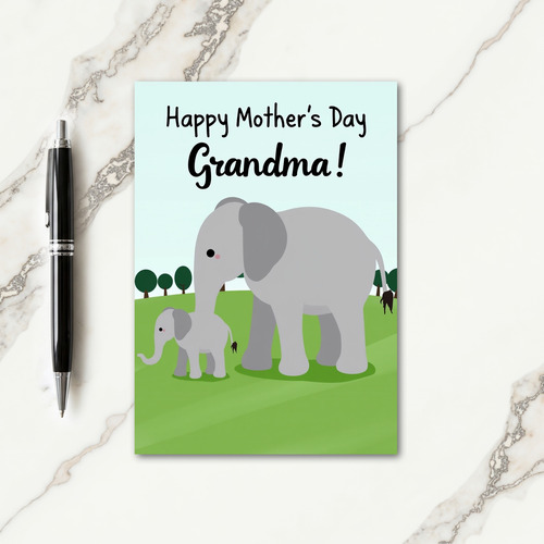 Sweetest Mom Animal Art Card