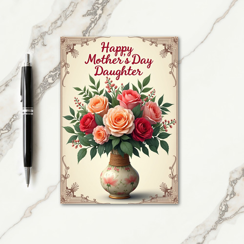 Sweetest Mom Bouquet Card