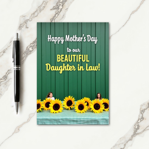 Sweetest Mom Bright Yellow Card