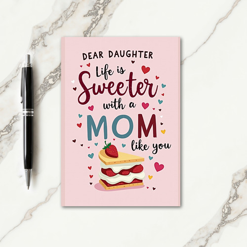 Sweetest Mom Dessert Card
