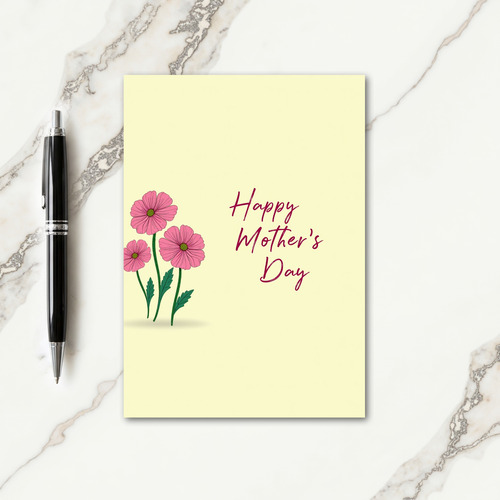 Sweetest Mom Floral Art Card