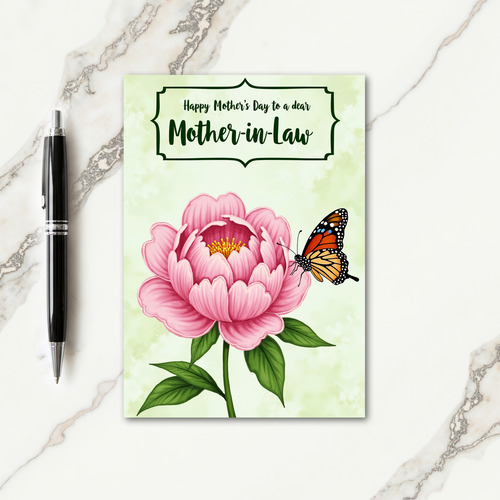 Sweetest Mom Floral Insect Card