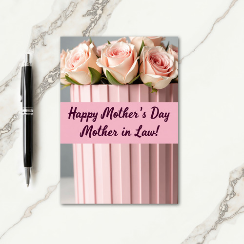 Sweetest Mom Pink Blossom Card