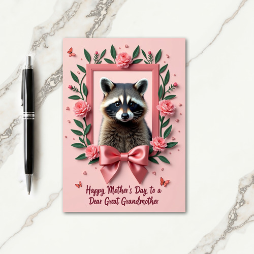 Sweetest Mom Pink Rose Card