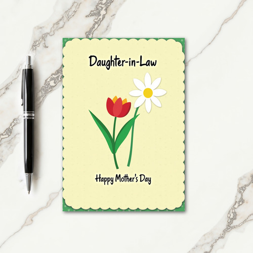 Sweetest Mom Polka Dot Frame Card