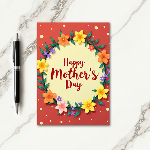 Sweetest Mom Ruby Red Card