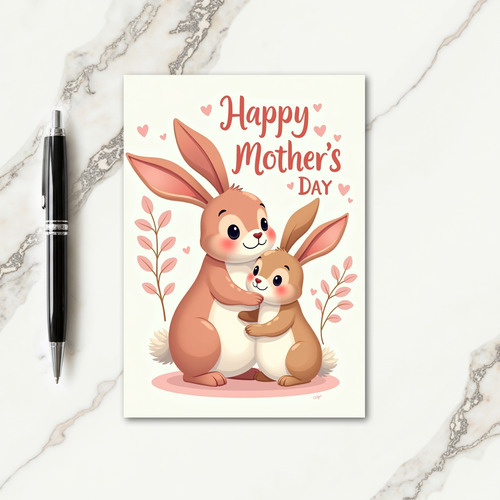 Sweetest Mothers Day Bunny Card