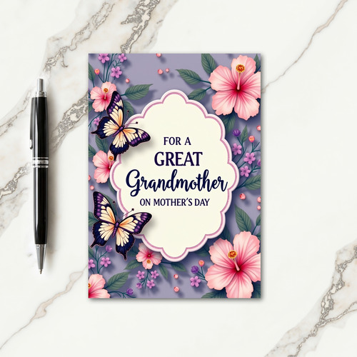 Sweetest Mothers Day Butterfly Card