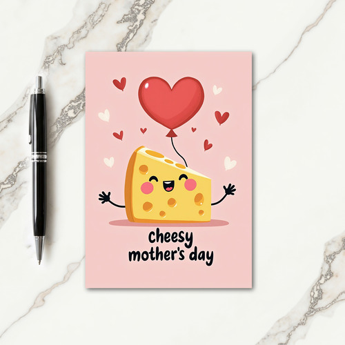 Sweetest Mothers Day Cheese Card