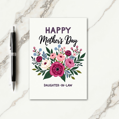 Sweetest Mothers Day Daughterinlaw Card