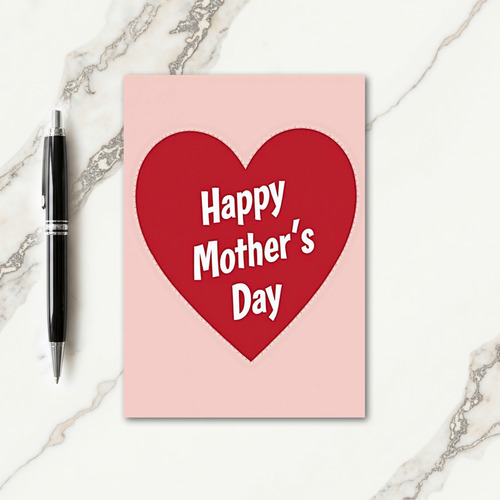 Sweetest Mothers Day Heart Card