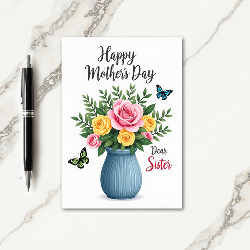 Sweetest Mothers Day Sister Card