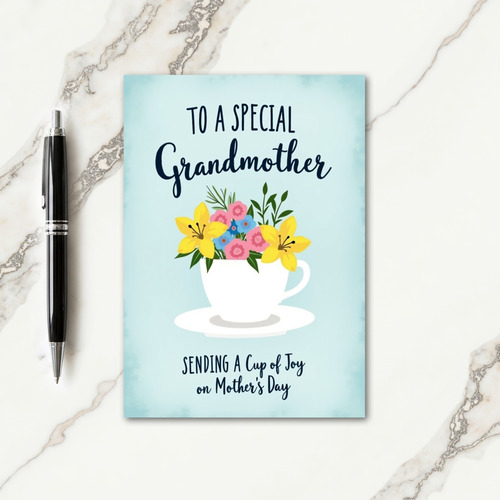 Sweetest Mothers Day Teacup Card