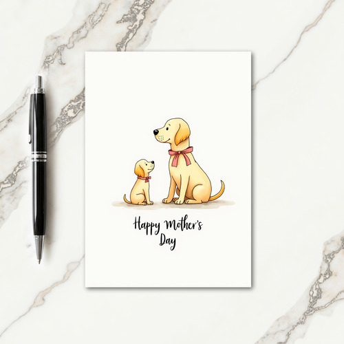 Sweetest Puppy Mothers Day Card