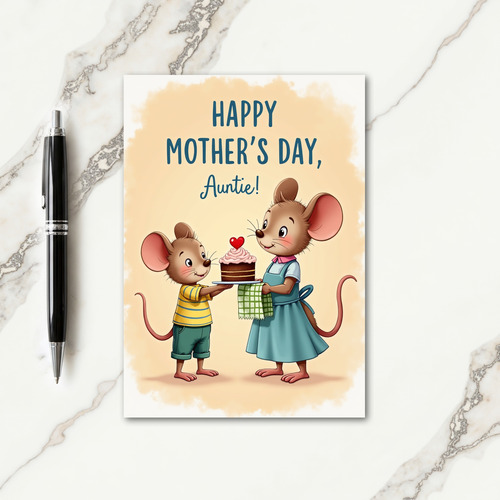 Sweetest Rodent Mothers Day Card