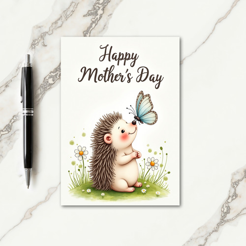 Sweetest Spiky Mane Mothers Day Card