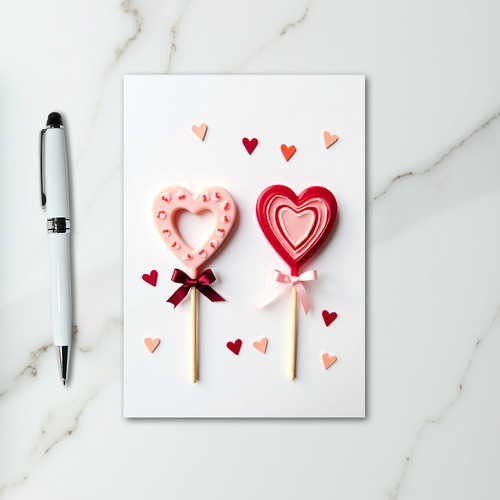 Sweetheart Lollipop Love Card