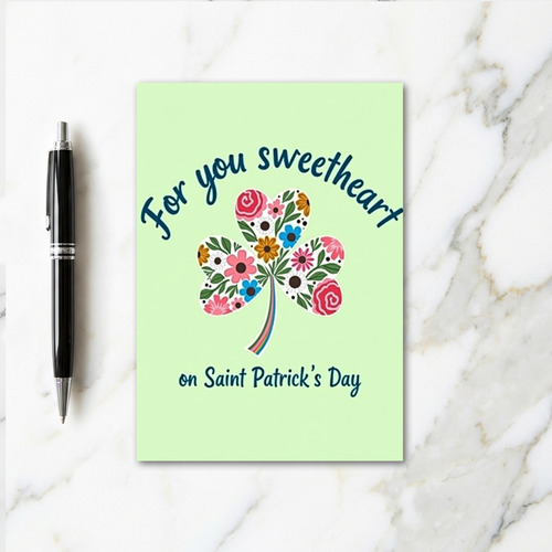 Sweetheart Saint Patricks Day Card